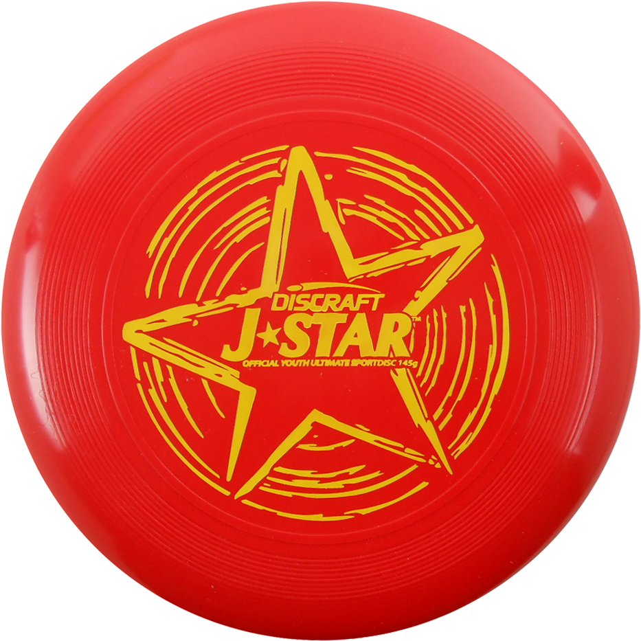 Red Discraft J Star Ultimate Frisbee