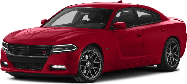 Red Dodge Charger S X T Profile View