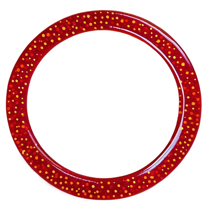 Red Dotted Circle Png 6