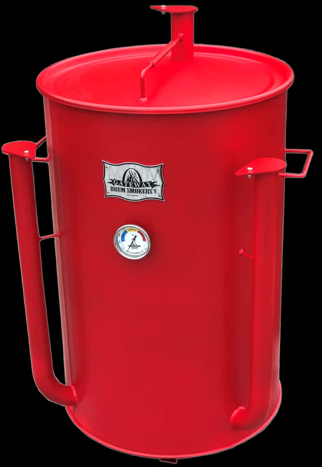 Red Drum Smoker Isolated