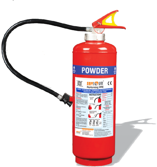 Red Dry Chemical Powder Extinguisher