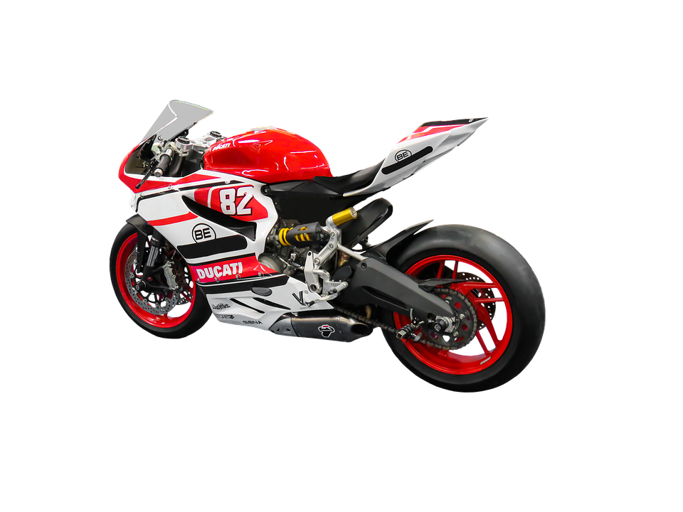 Red Ducati Racing Motorcycle82