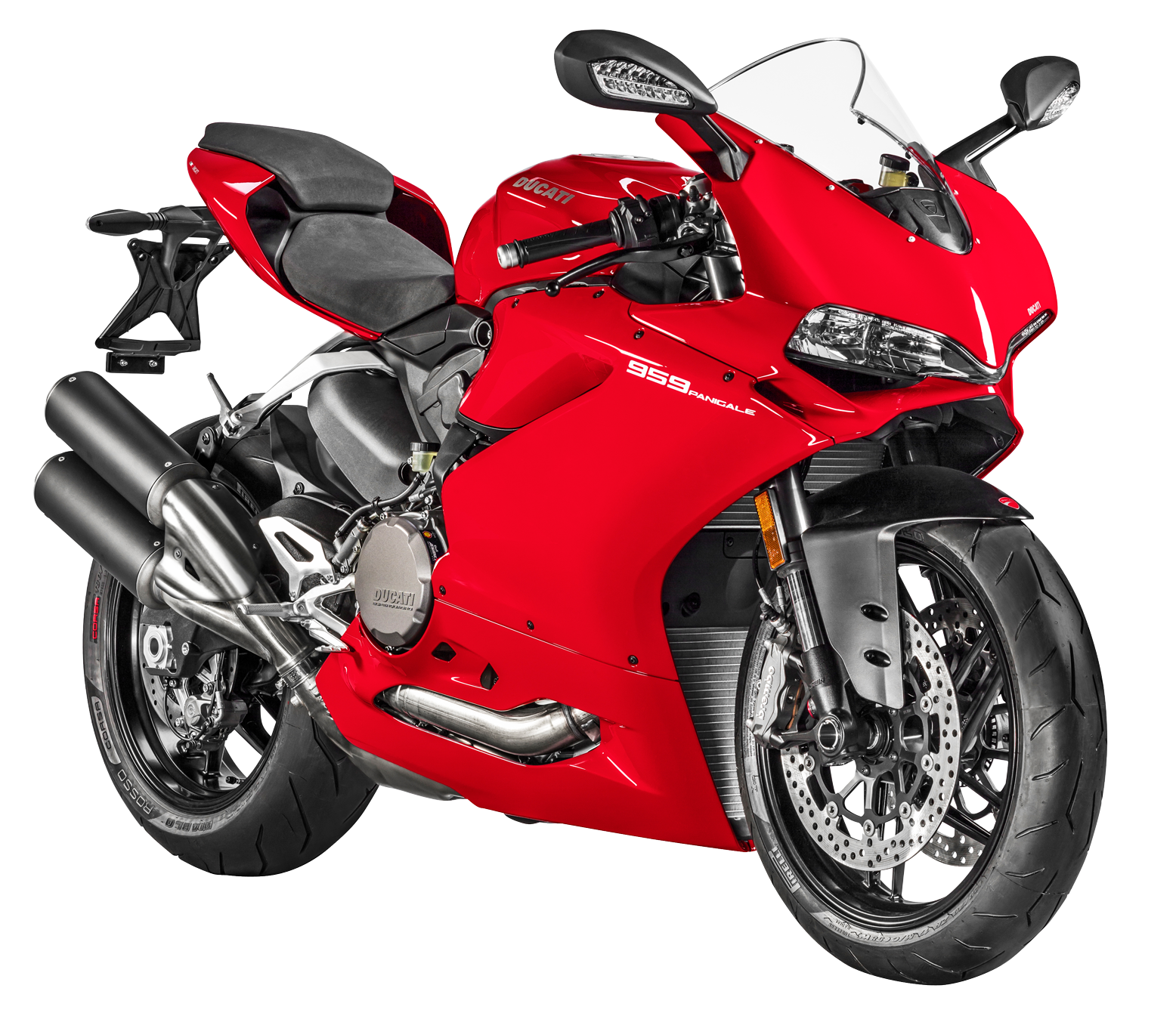 Red Ducati959 Panigale Sportbike