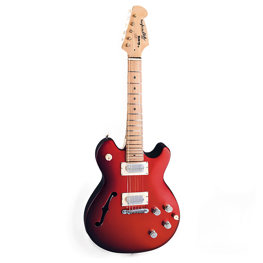 Red Electric Guitar Png 59