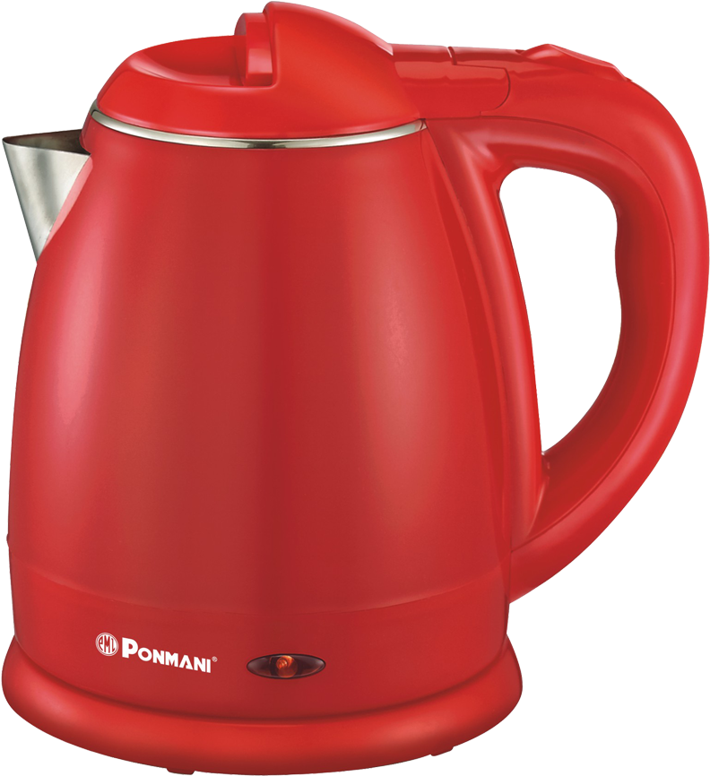 Red Electric Kettle Ponmani Brand