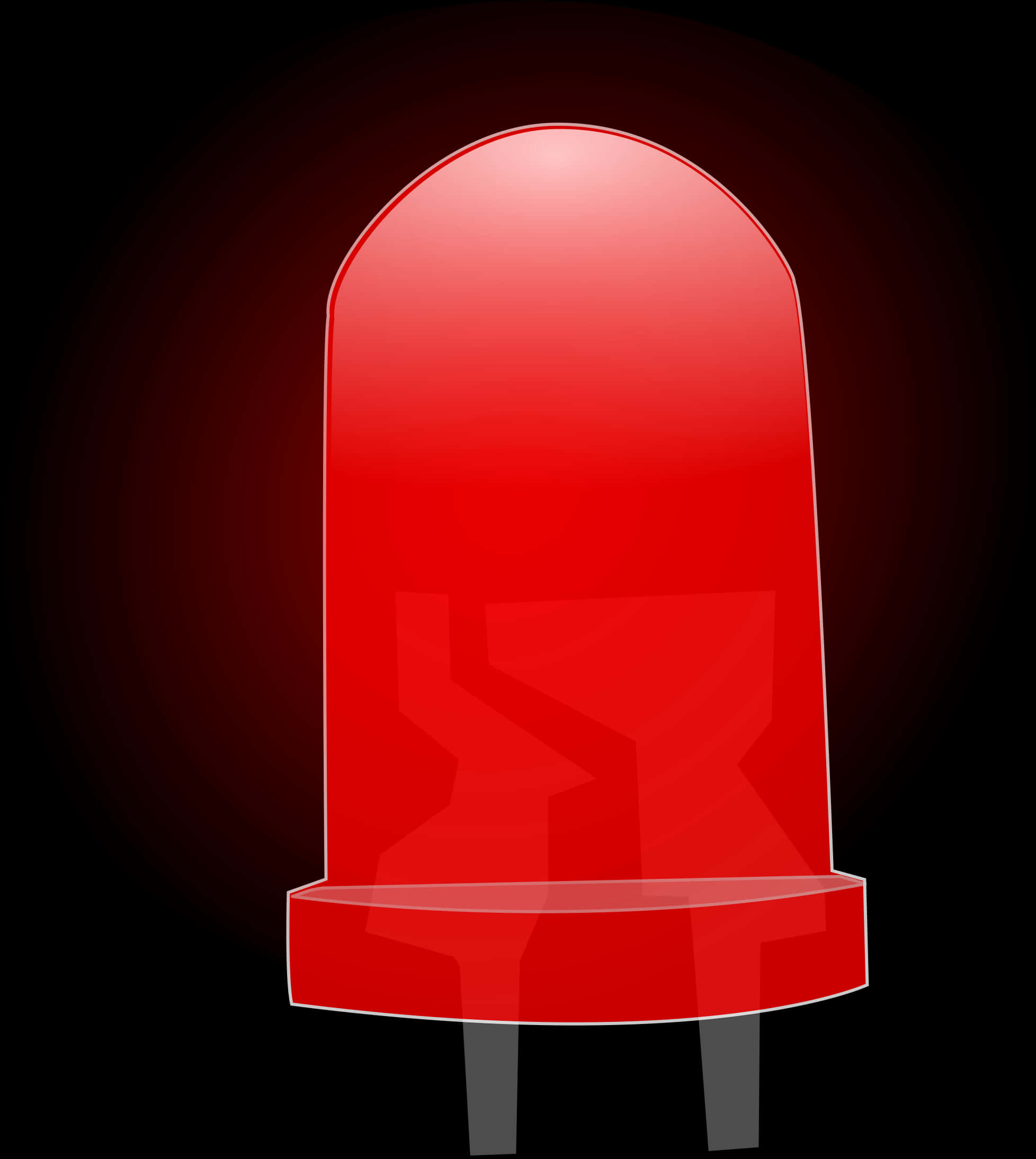 Red Emergency Siren Illustration