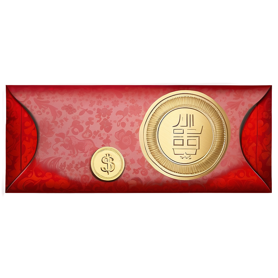 Red Envelope For Cash Gift Png 43