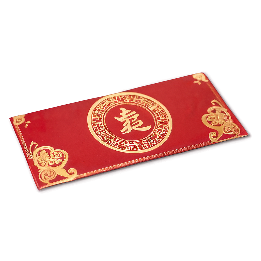 Red Envelope For Good Fortune Png Usf40