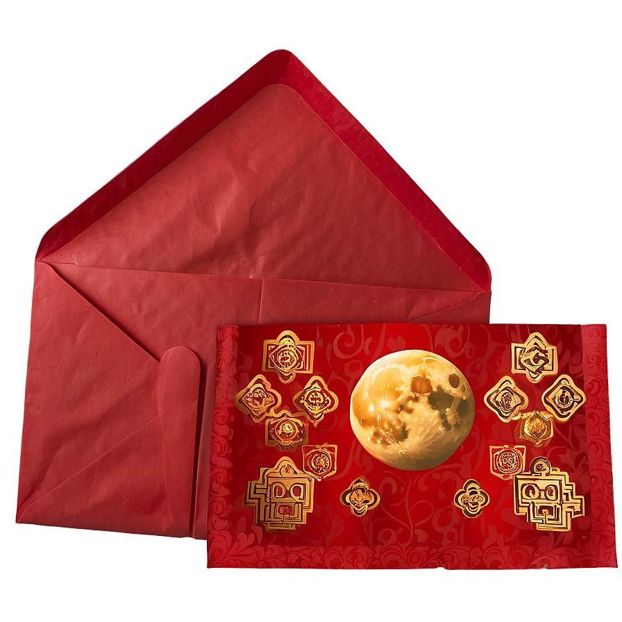 Red Envelope For Lunar Celebration Png 33