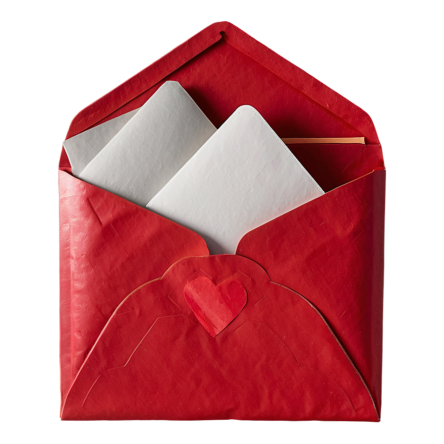 Red Envelope With Heart Png Tbu87