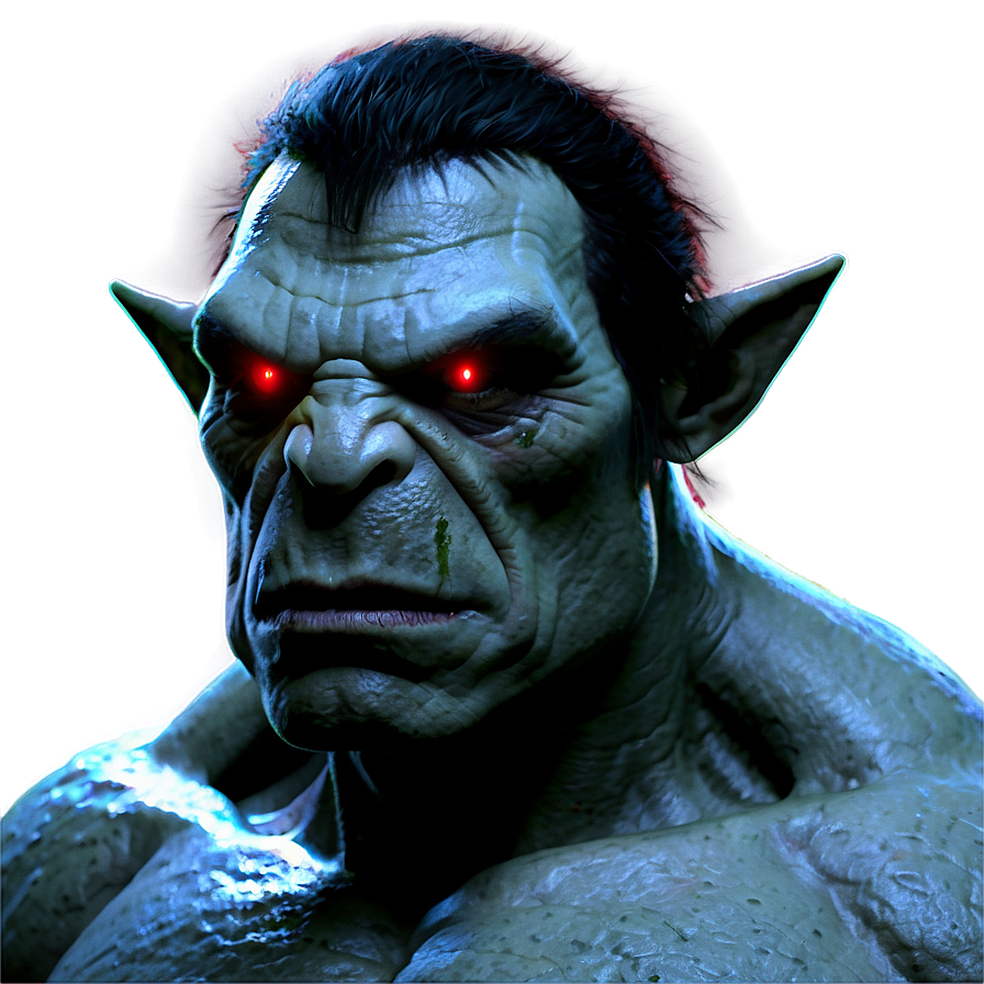 Red Eyes Orc Png Unm27