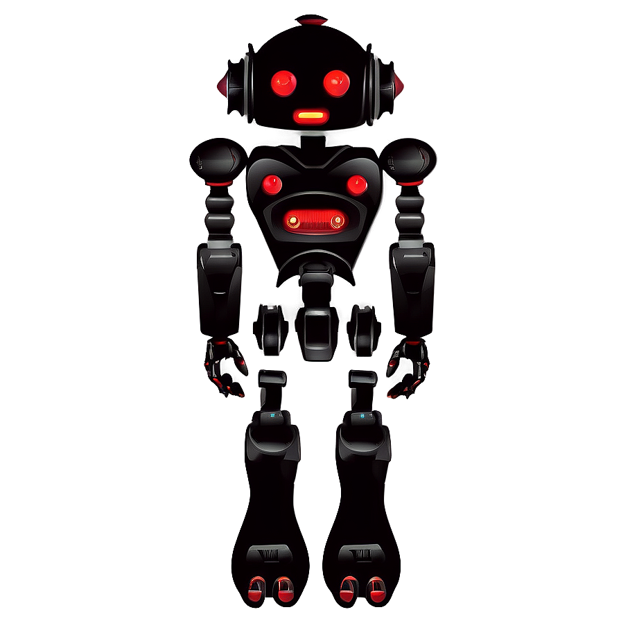 Red Eyes Robot Png 05252024