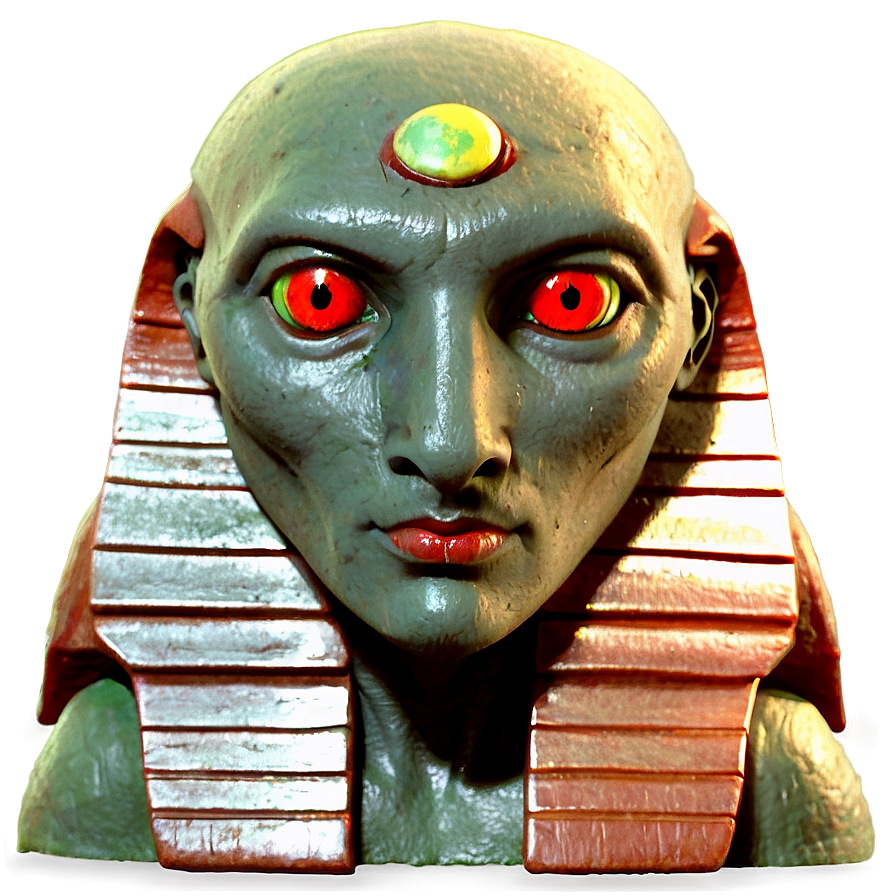 Red Eyes Sphinx Png Qos
