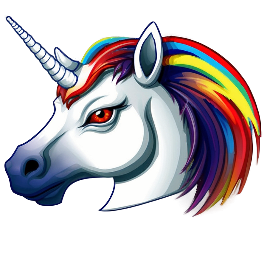 Red Eyes Unicorn Png Rho90