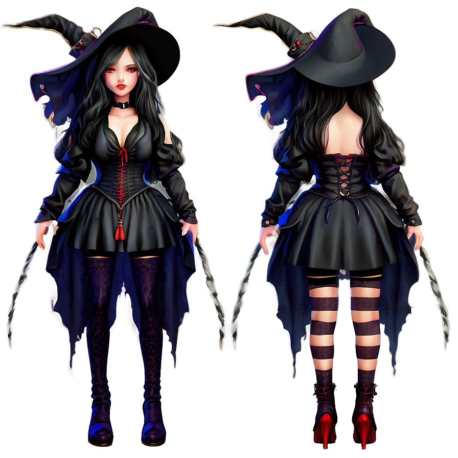 Red Eyes Witch Png Sco