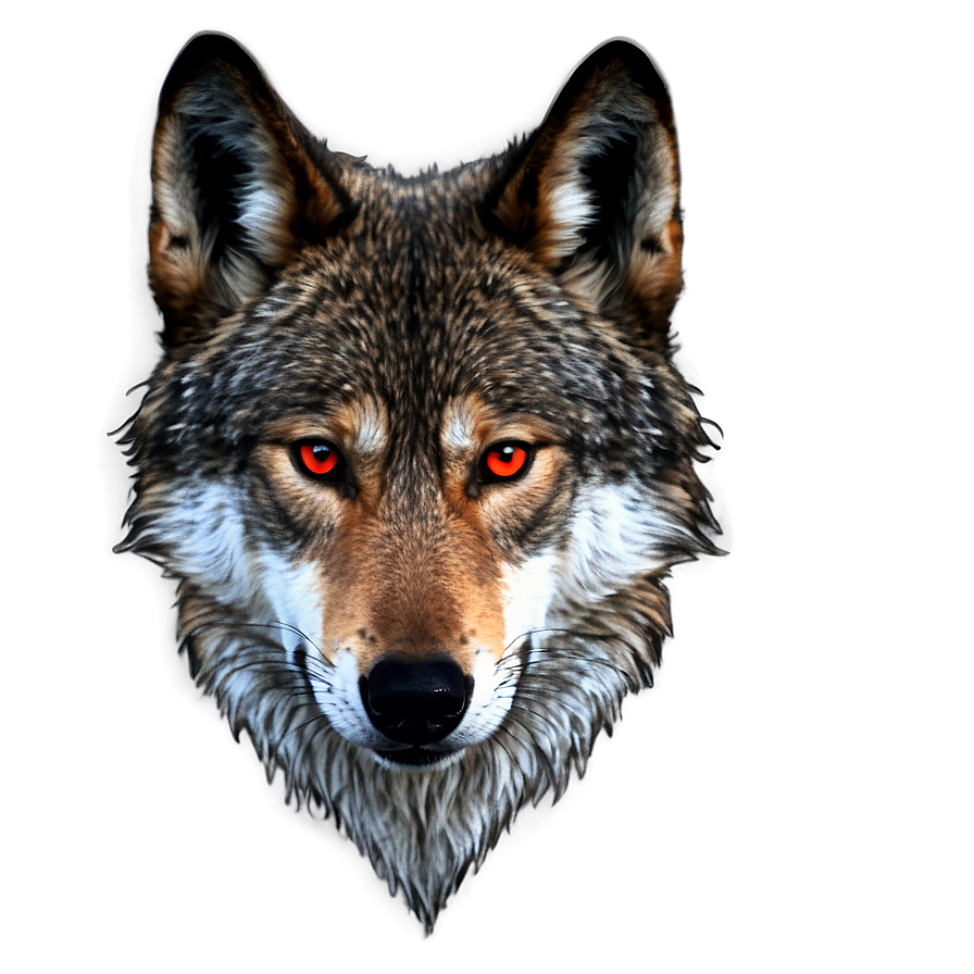 Red Eyes Wolf Png Gyf27