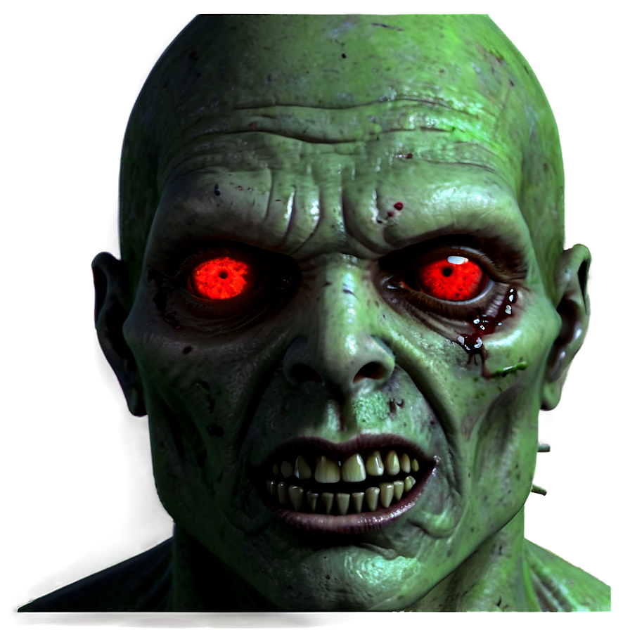 Red Eyes Zombie Png 05252024