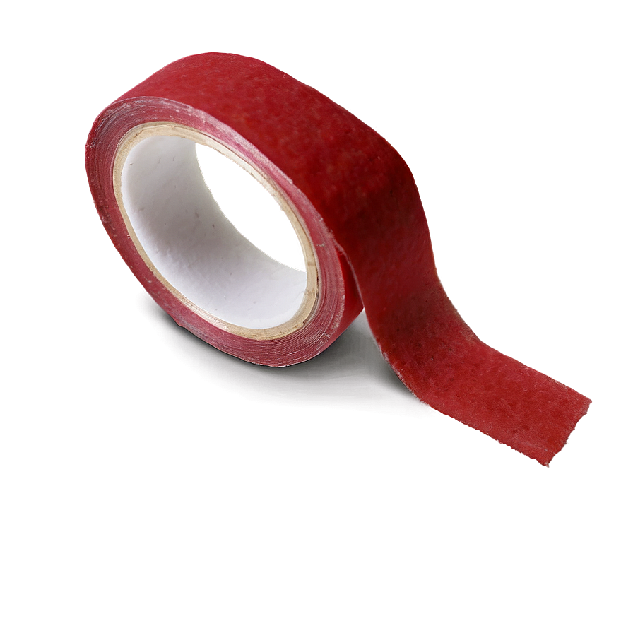 Red Fabric Tape Png 06132024