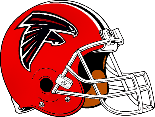 Red Falcons Helmet Graphic