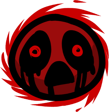 Red Fear Emoticon Artwork