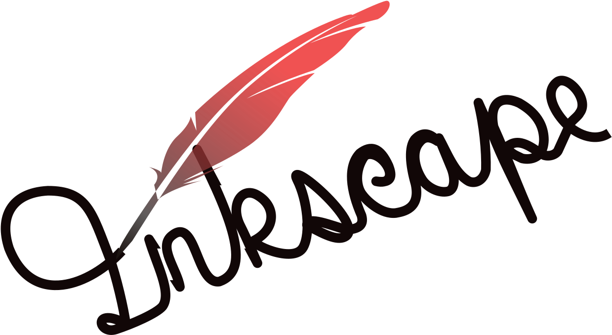 Red Feather Pen Inkscape Logo