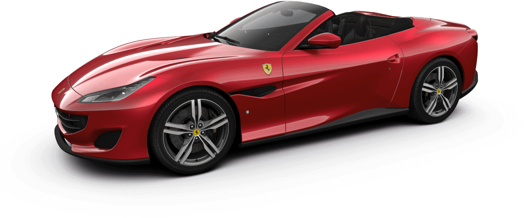 Red Ferrari Convertible Sports Car
