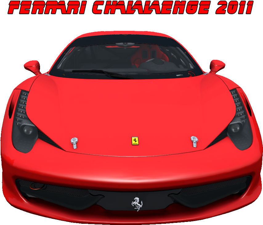 Red Ferrari Front View2011