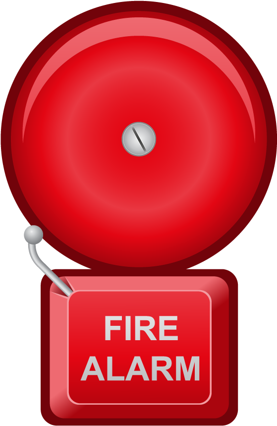 Red Fire Alarm Bell