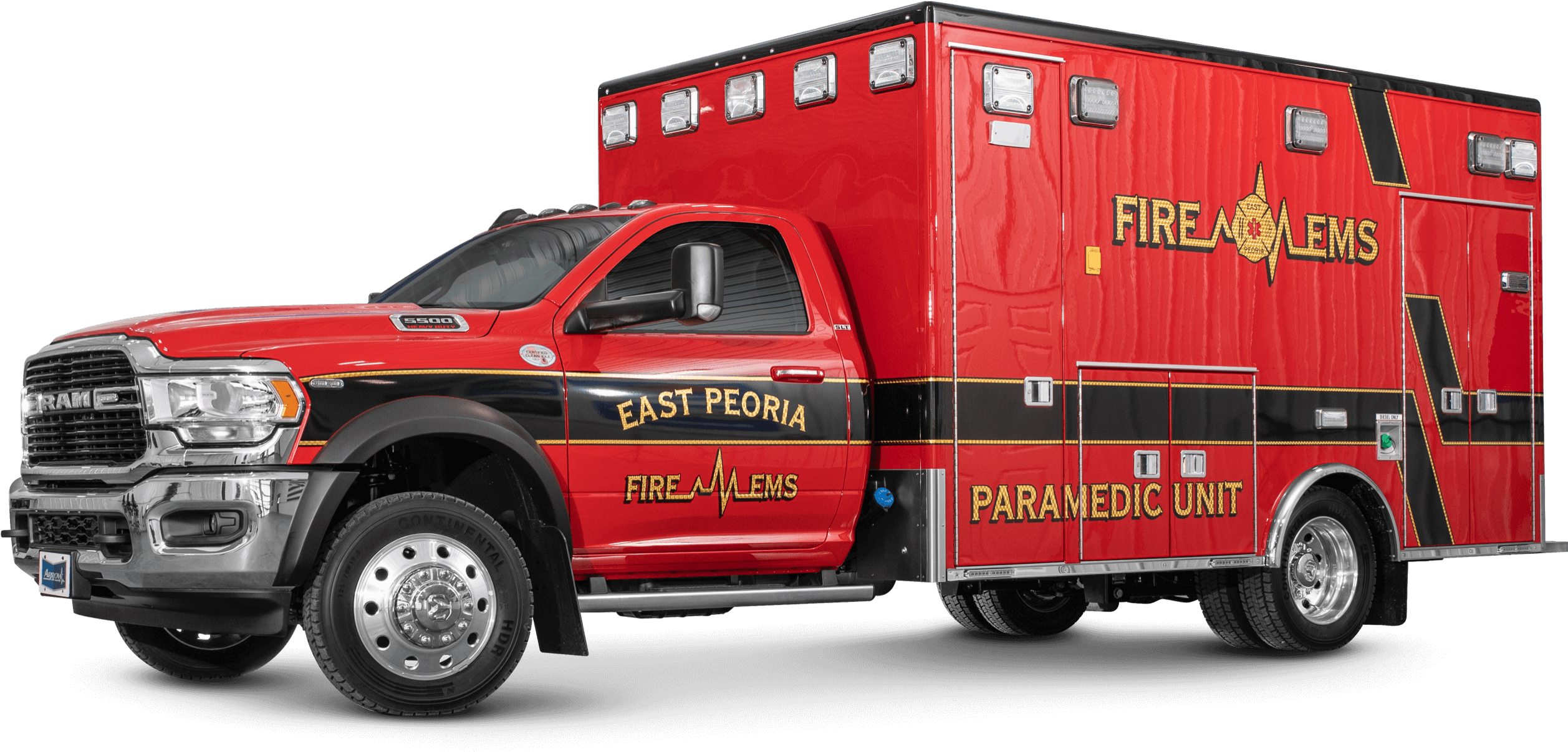 Red Fire E M S Paramedic Unit Vehicle