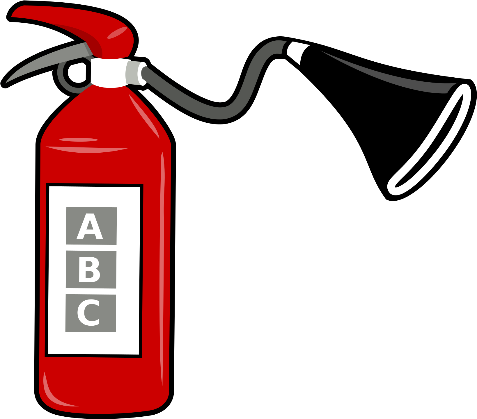 Red Fire Extinguisher Illustration