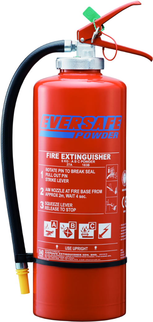 Red Fire Extinguisher Isolated