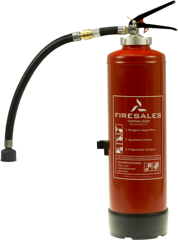 Red Fire Extinguisher Training Unit