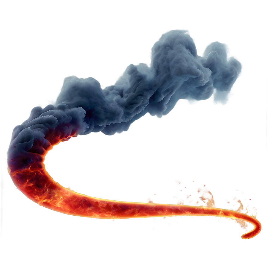 Red Fire Smoke Effect Png Npx