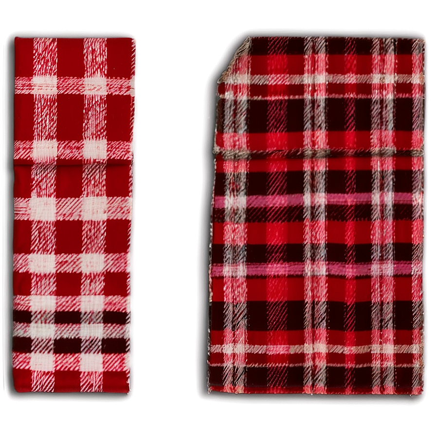 Red Flannel Fabric Png 06212024