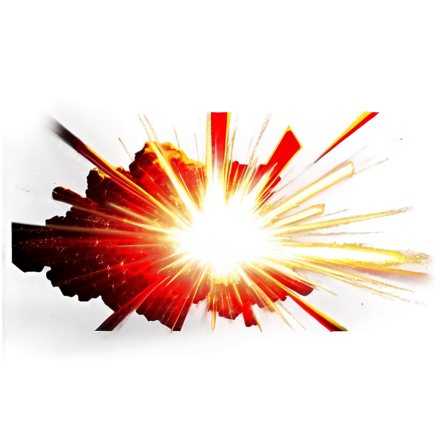 Red Flare Explosion Png 06122024