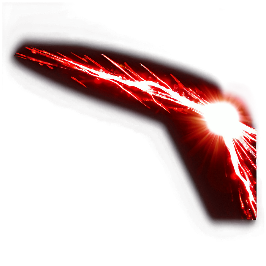 Red Flash Lens Flare Png 06122024