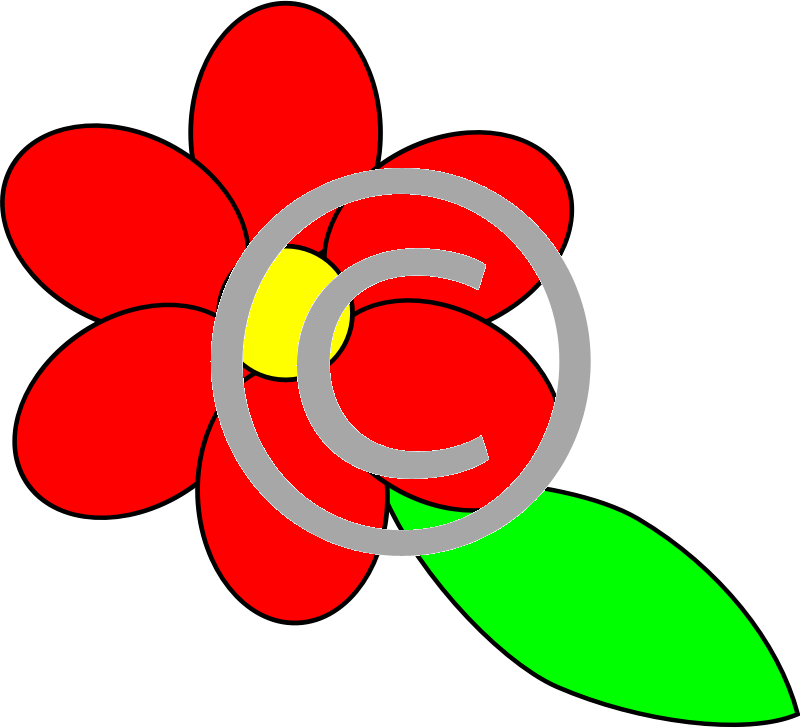 Red Flower Cartoon Outline.png