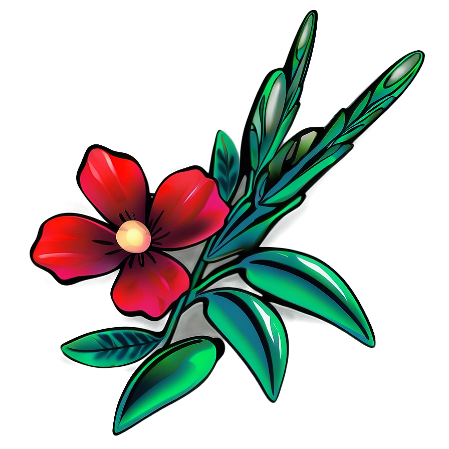 Red Flowers Clip Png 06122024