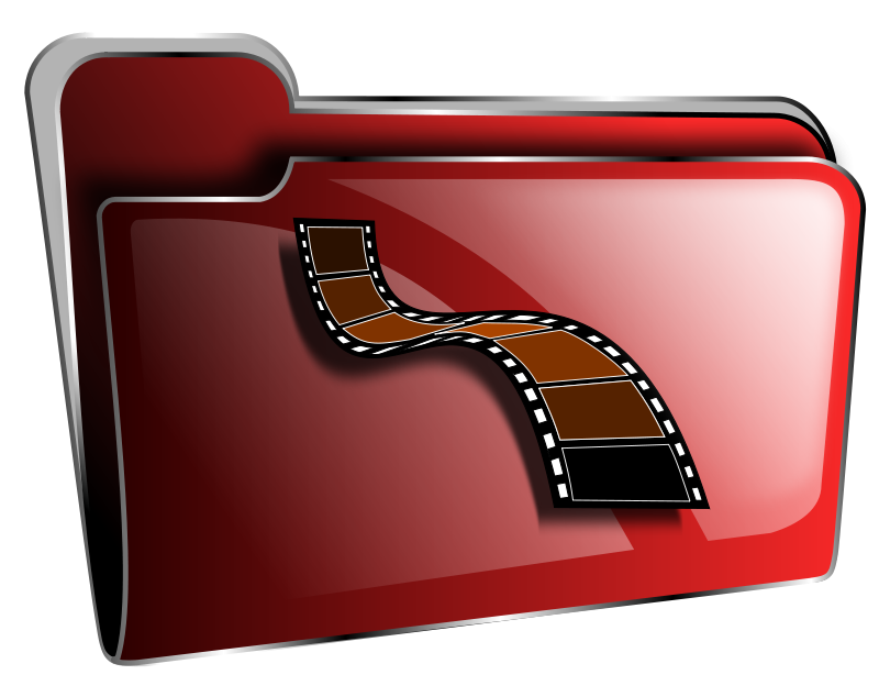 Red Folder Movie Icon