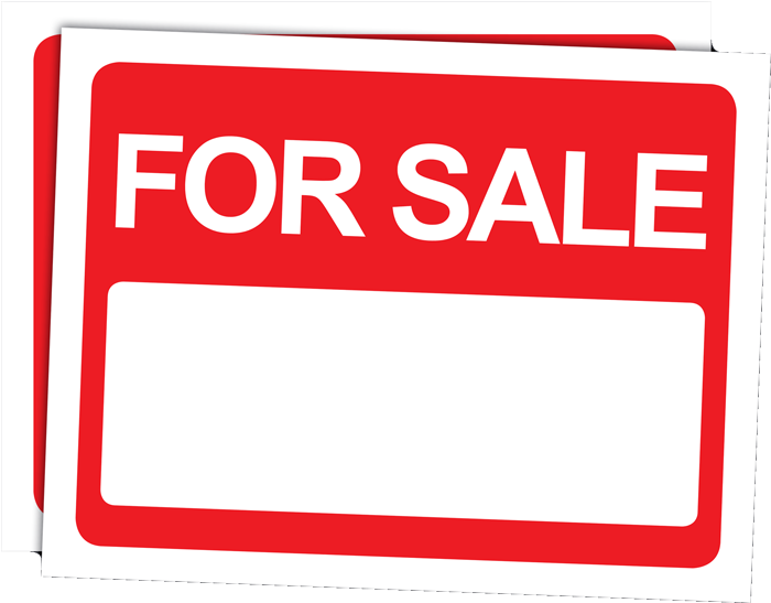 Red For Sale Sign