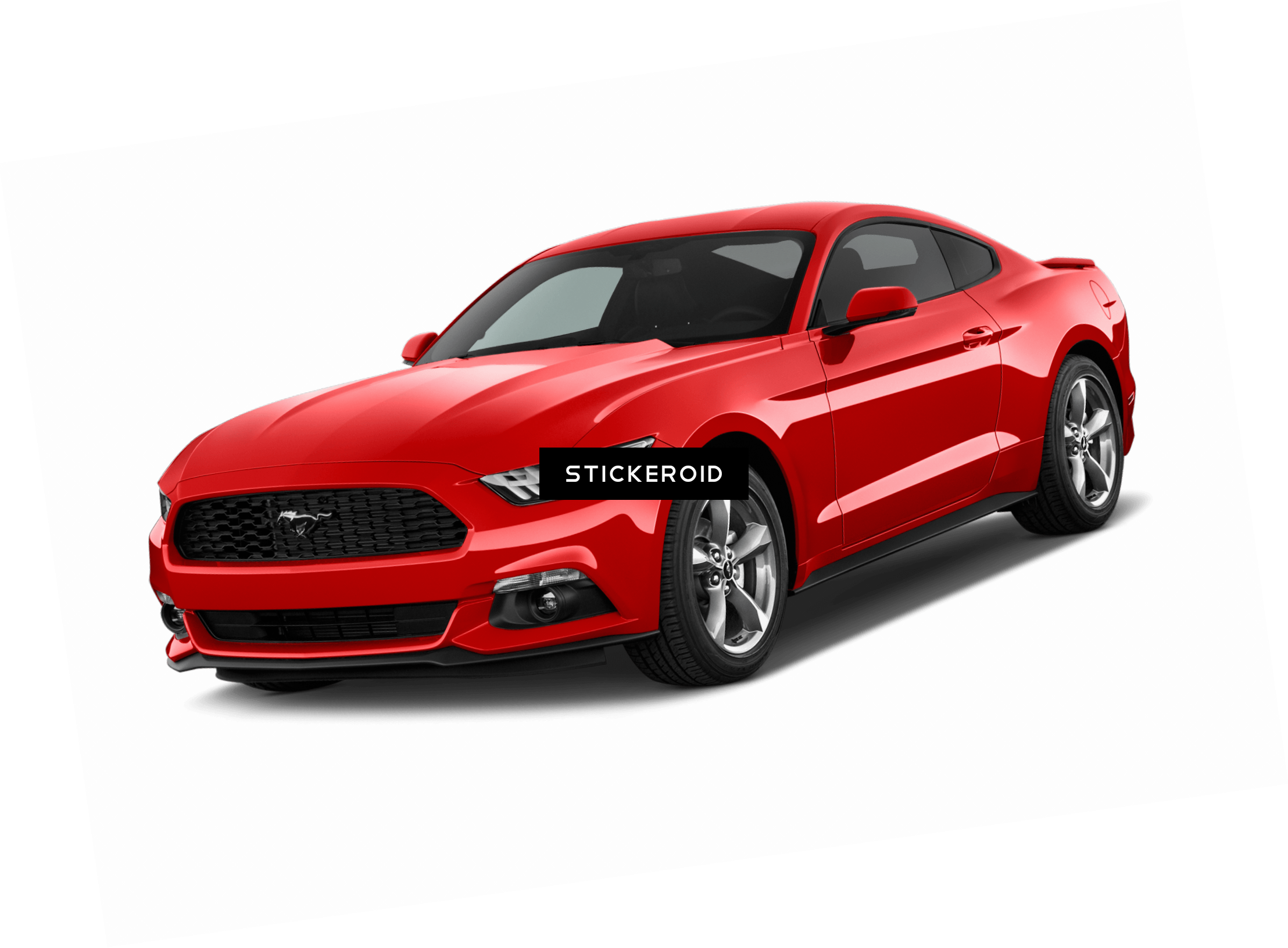 Red Ford Mustang Coupe
