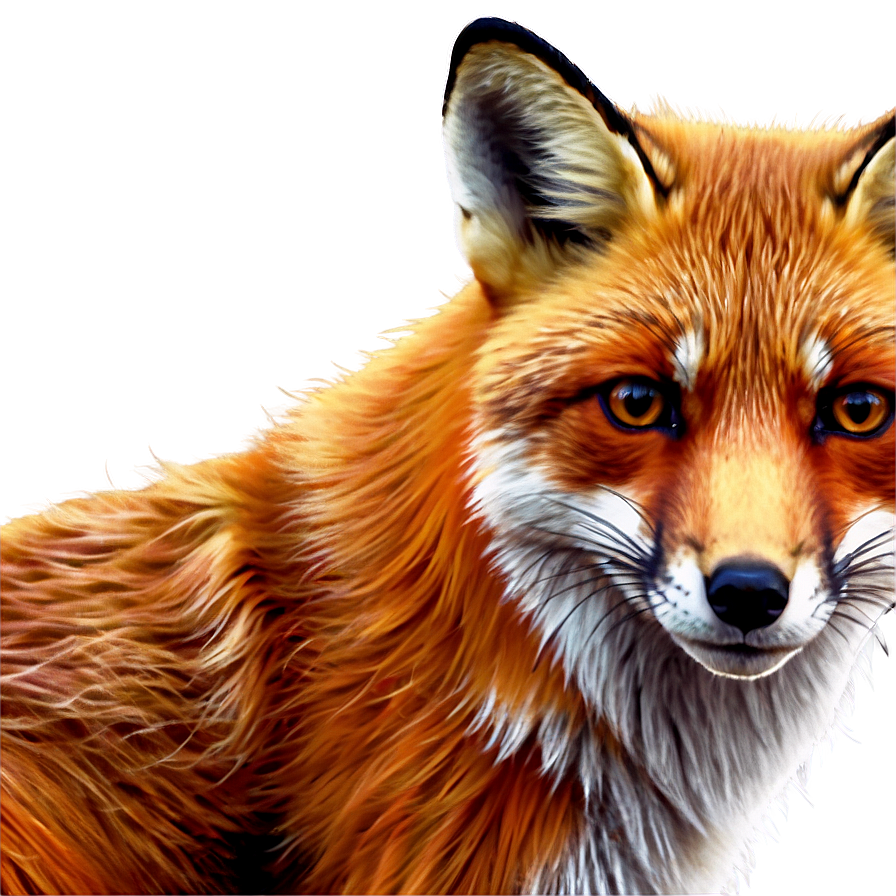 Red Fox Digital Art Png Pct