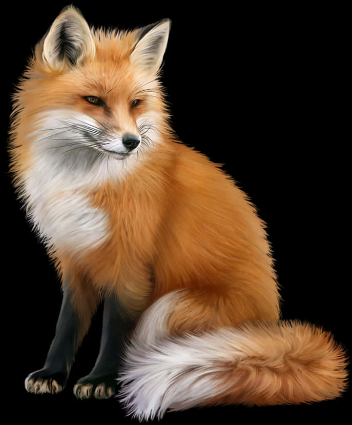 Red Fox Illustration