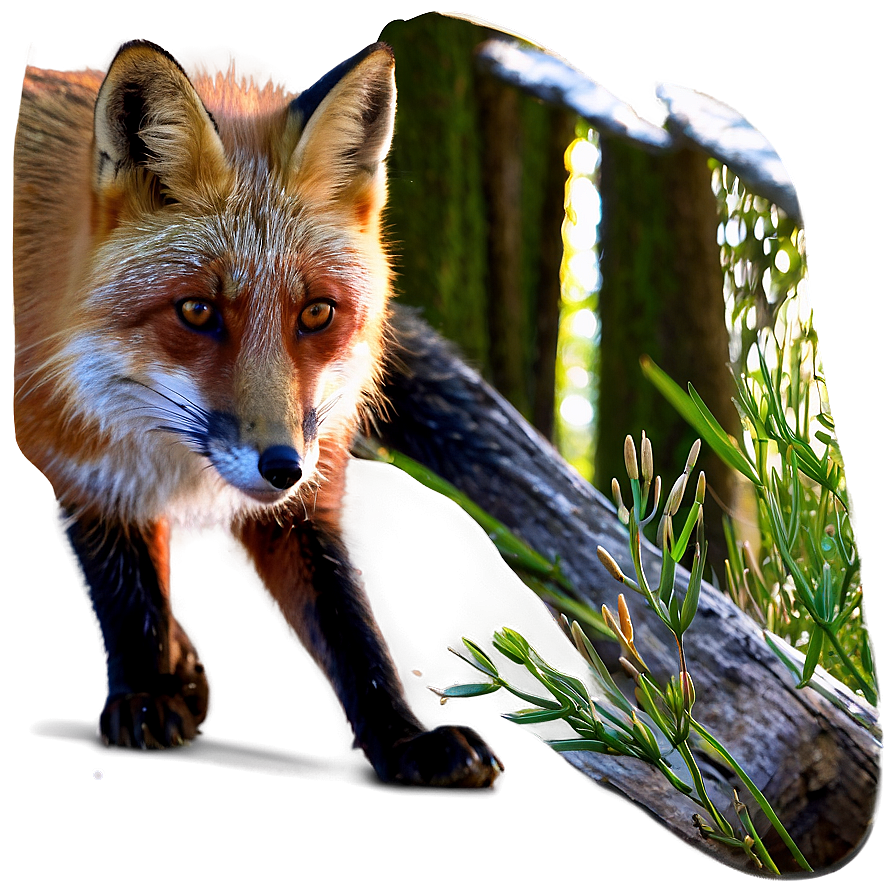 Red Fox In Daylight Png 06242024