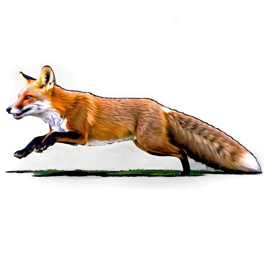 Red Fox Pouncing Png Mgq