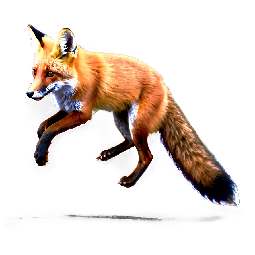 Red Fox Running Png 06242024