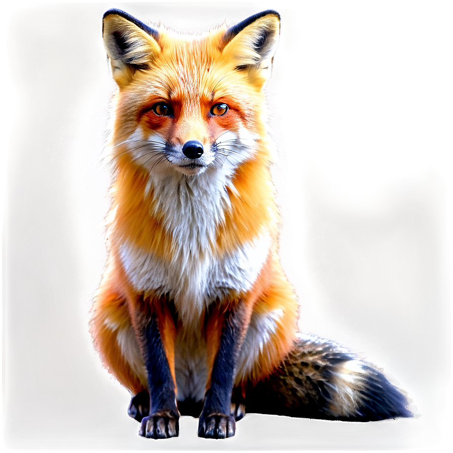 Red Fox Sitting Png 98