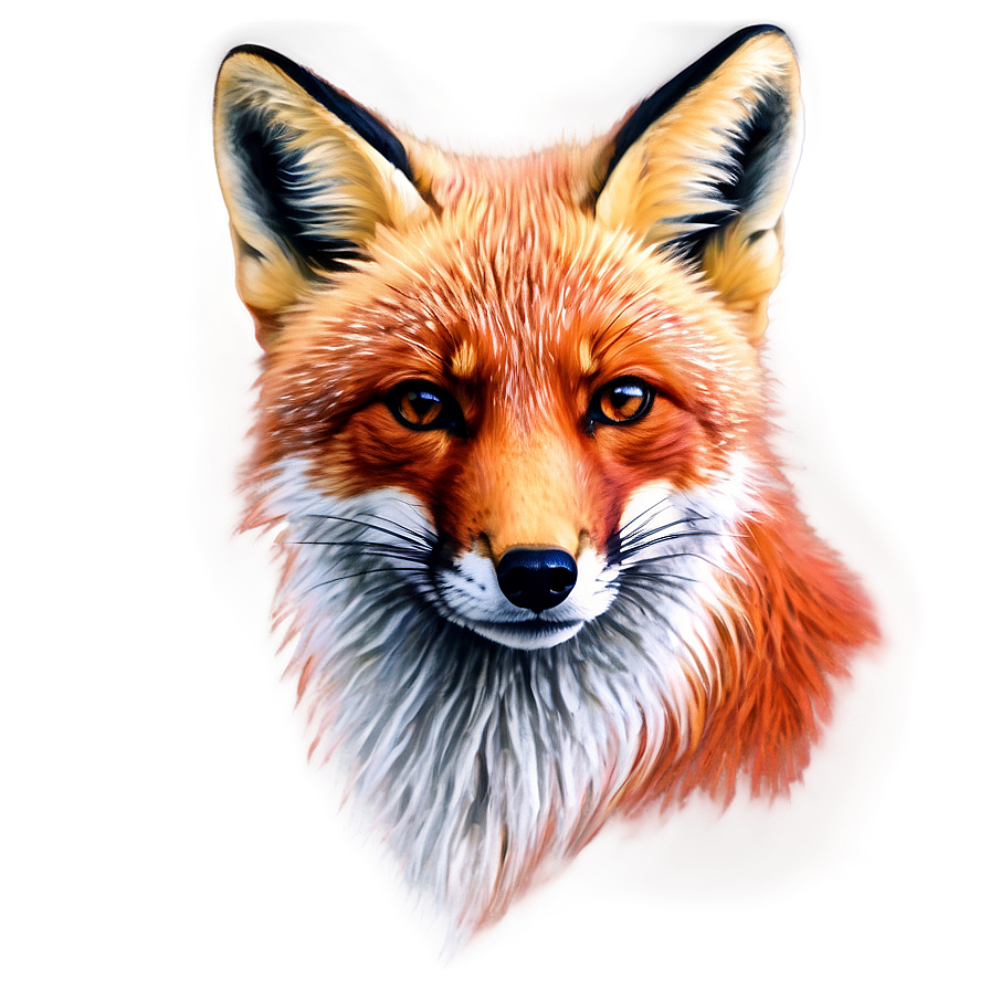 Red Fox Sketch Png 06242024