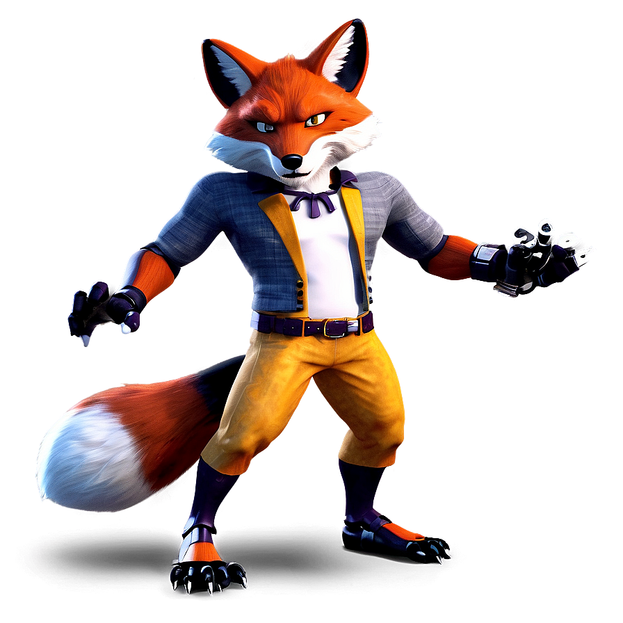 Red Fox Stance Png Pqk