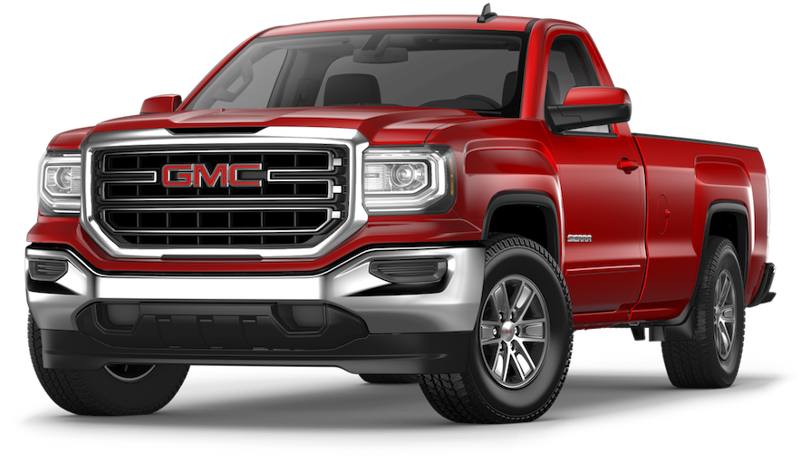 Red G M C Pickup Truck